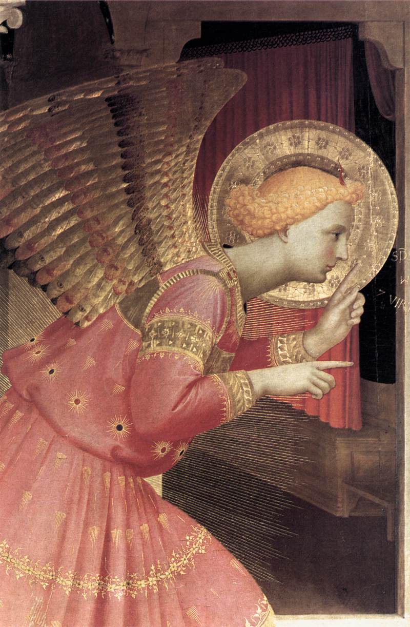 Annunciation (detail) by ANGELICO, Fra