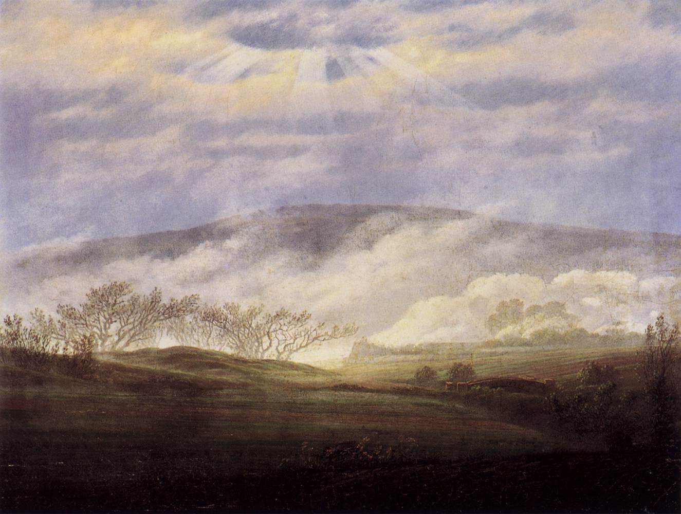 Fog in the Elbe Valley by FRIEDRICH, Caspar David