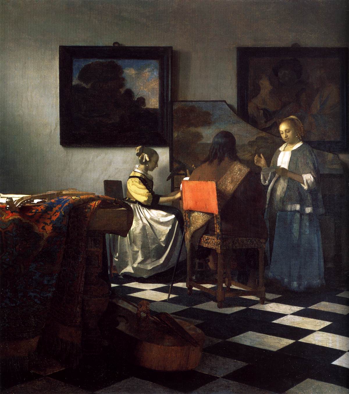 The Concert by VERMEER, Johannes