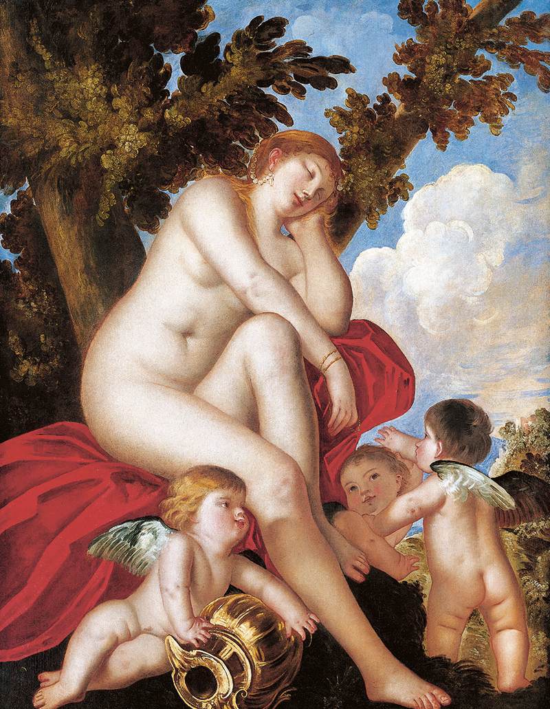 Sleeping Venus with Putti by