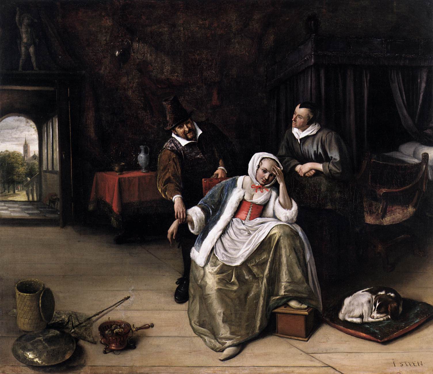 The Lovesick Maiden by STEEN, Jan