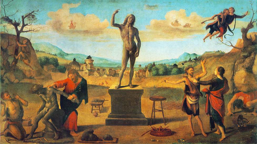 The Myth of Prometheus by PIERO DI COSIMO