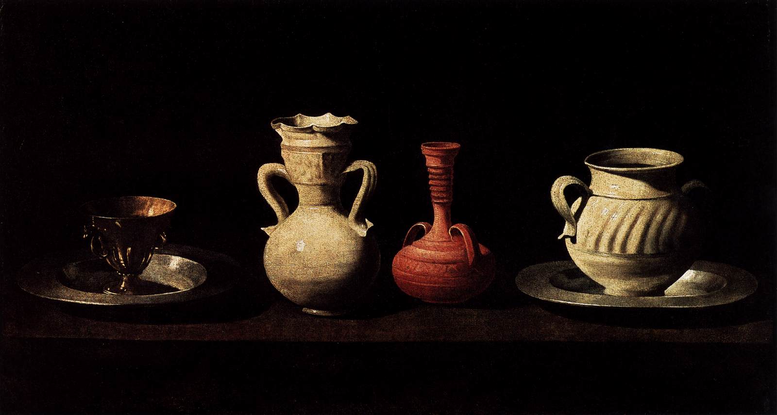 Still-Life with Pottery Jars by