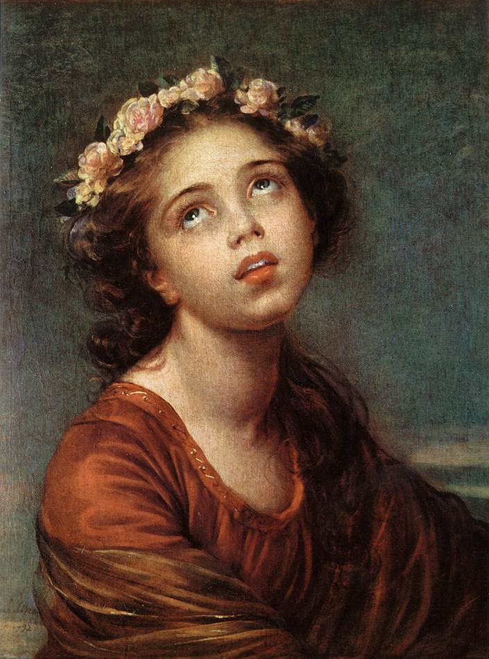 The Daughter's Portrait by VIGÉE-LEBRUN, Élisabeth