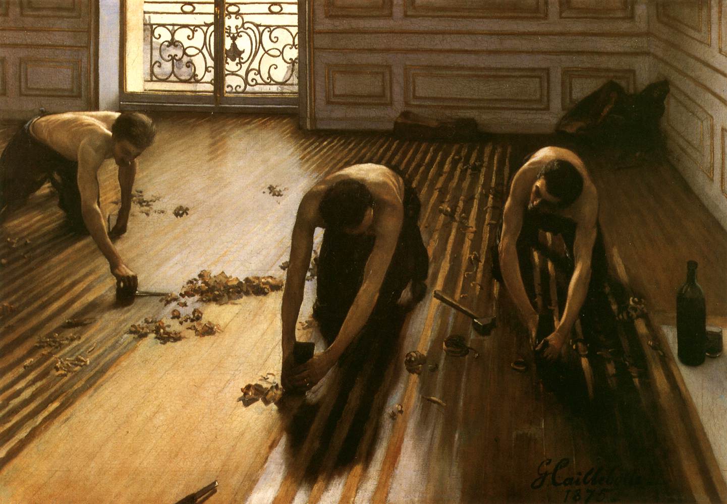 Floor Scrapers by CAILLEBOTTE, Gustave