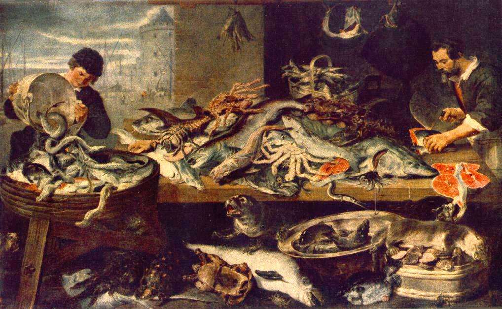 Fish Stall by SNYDERS, Frans