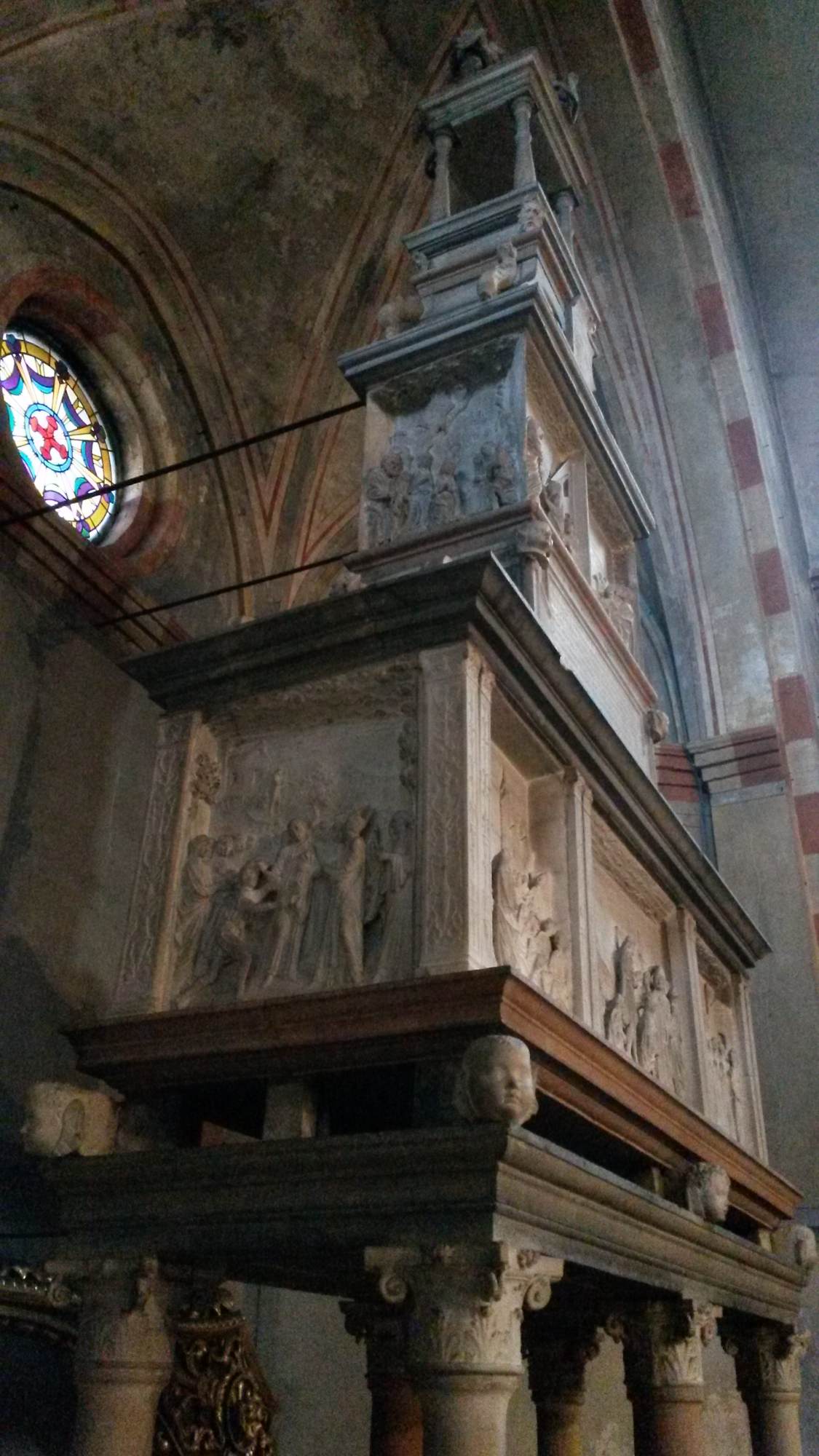 Tomb of St Lanfranco (detail) by