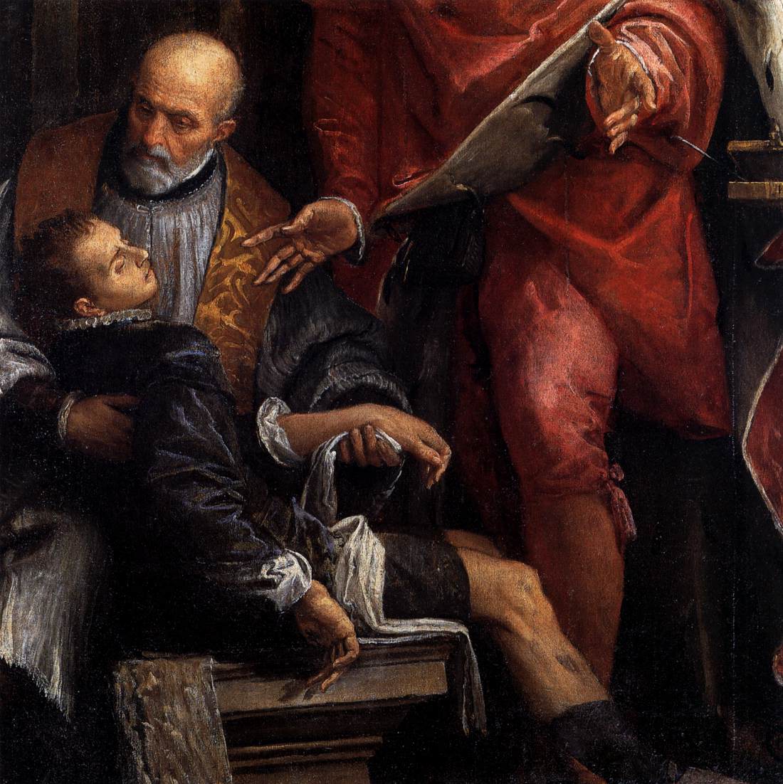 Conversion of St Pantaleon (detail) by