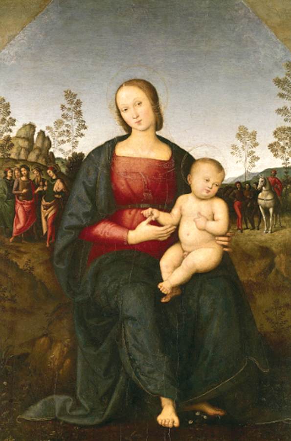 Madonna and Child by PERUGINO, Pietro