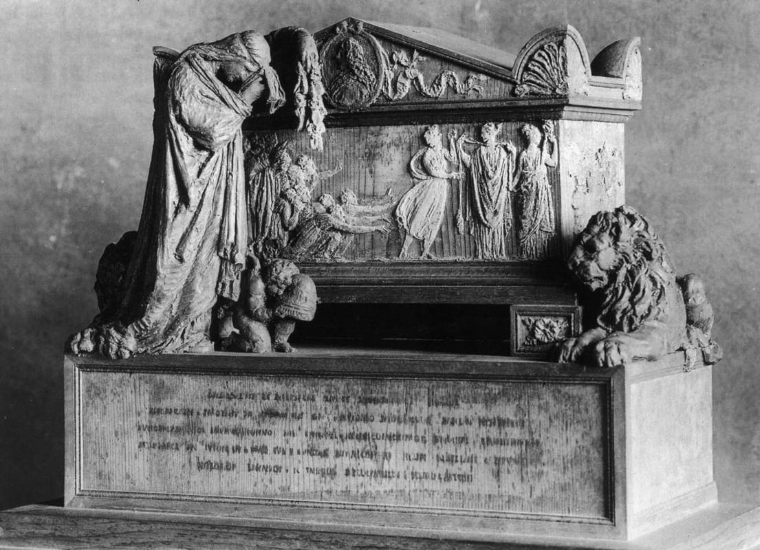 Funerary Monument of Francesco Pesaro (model) by CANOVA, Antonio