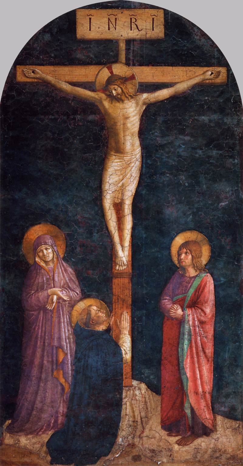 Crucifixion with St Dominic by