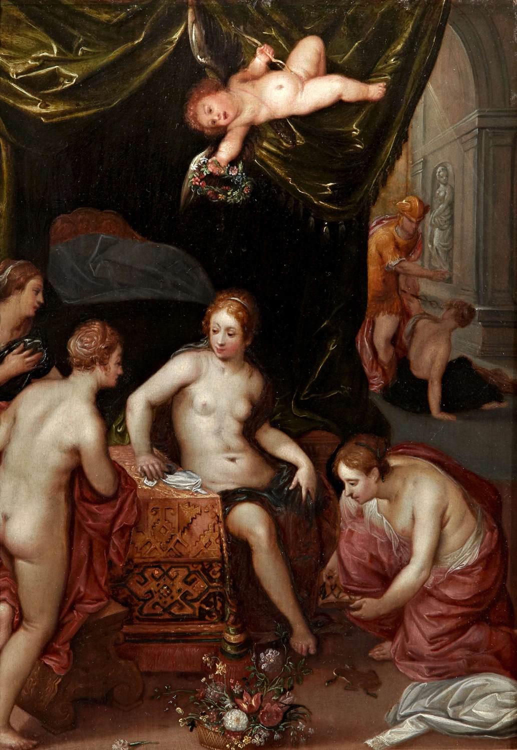 Herse and her Sisters with Mercury by BALEN, Hendrick van