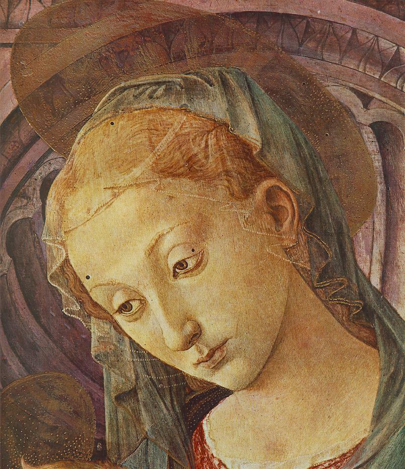 Madonna with Child (detail) by PESELLINO