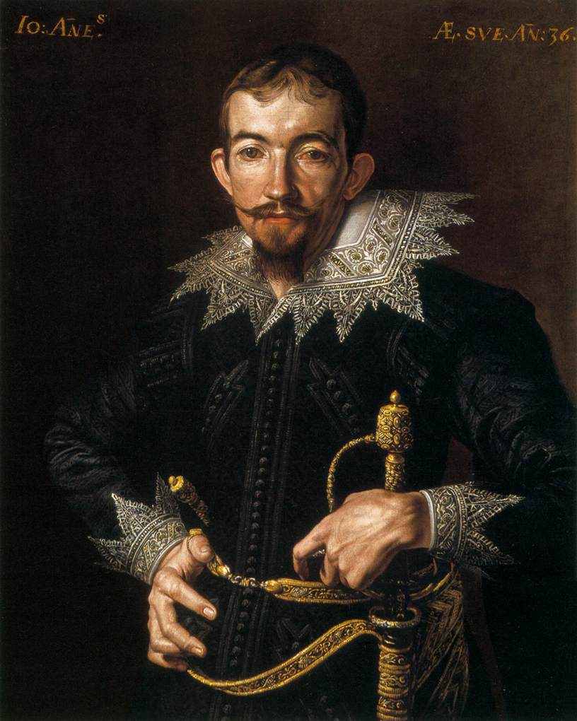 Portrait of a Gentleman with a Sword by TANZIO DA VARALLO