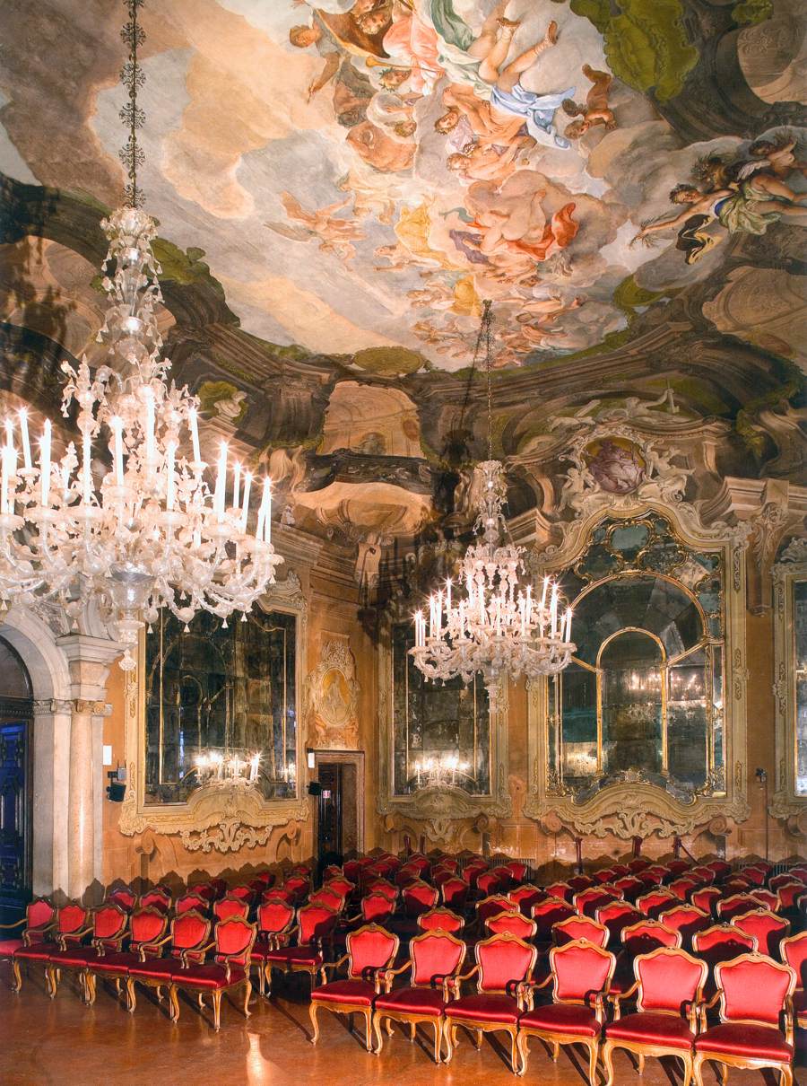 View of the main hall by BAMBINI, Nicolò