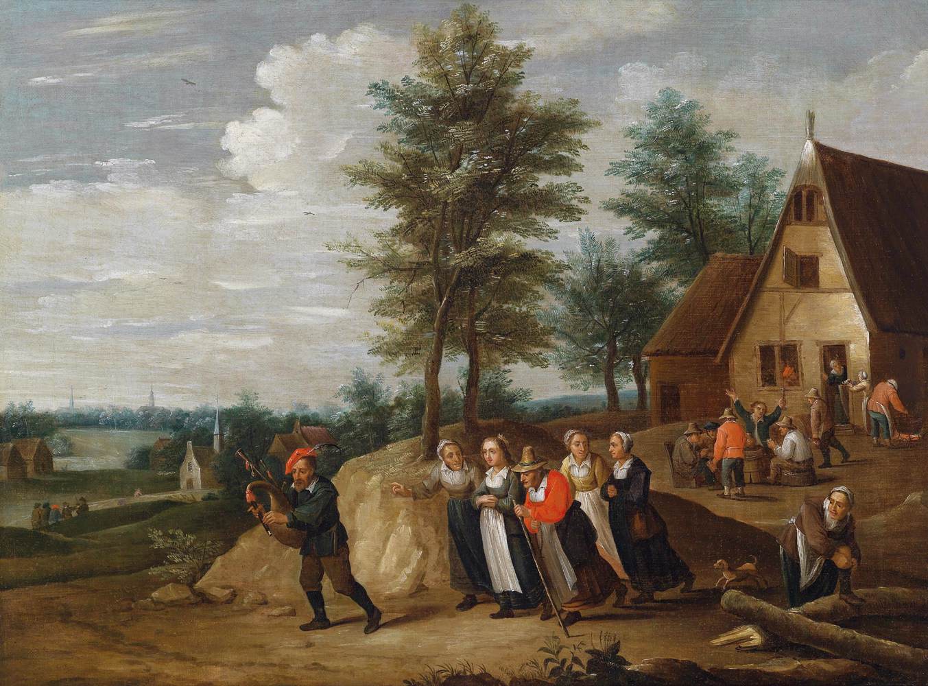 Landscape with a Musician by