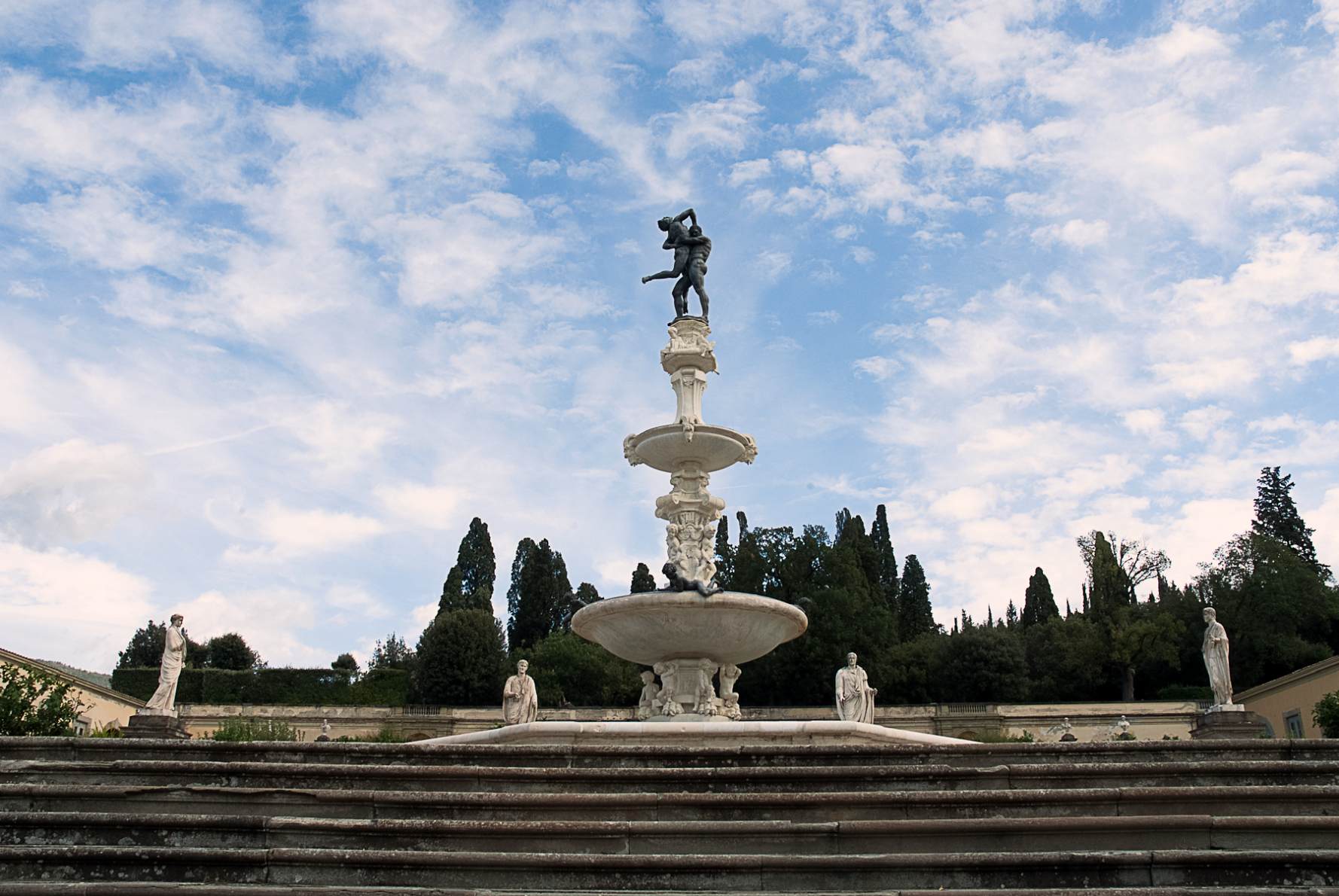 Fountain of Hercules and Antaeus by TRIBOLO, Niccolò