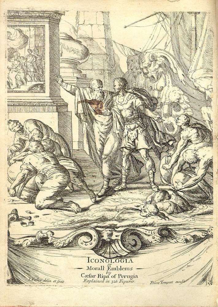 Title page of Iconologia by RIPA, Cesare