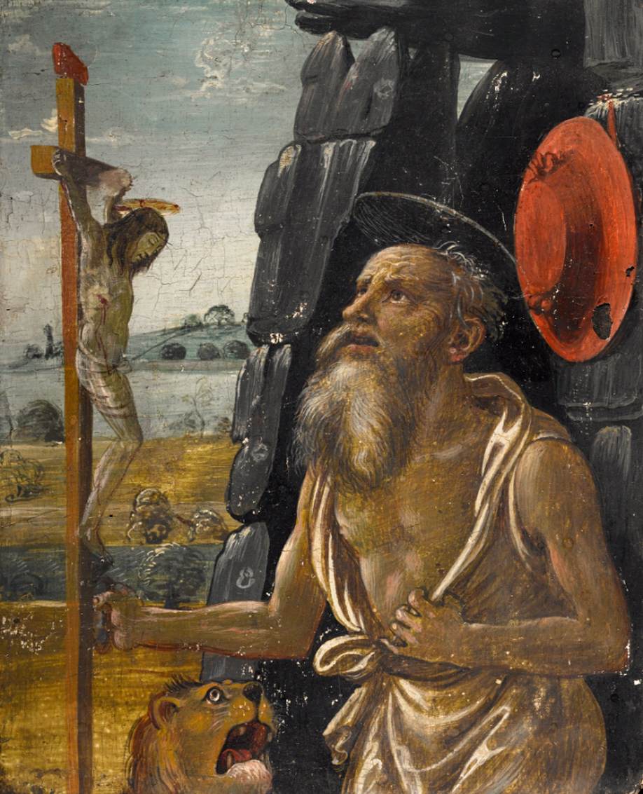 Penitent St Jerome in the Wilderness by ARCANGELO DI JACOPO DEL SELLAIO