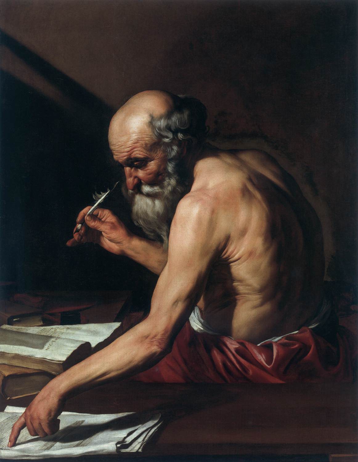 Saint Jerome by RIBERA, Jusepe de