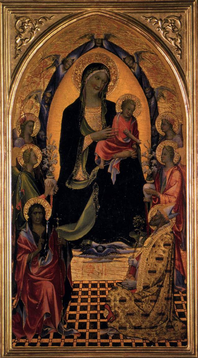 Virgin with Child and Saints by STARNINA, Gherardo di Jacopo