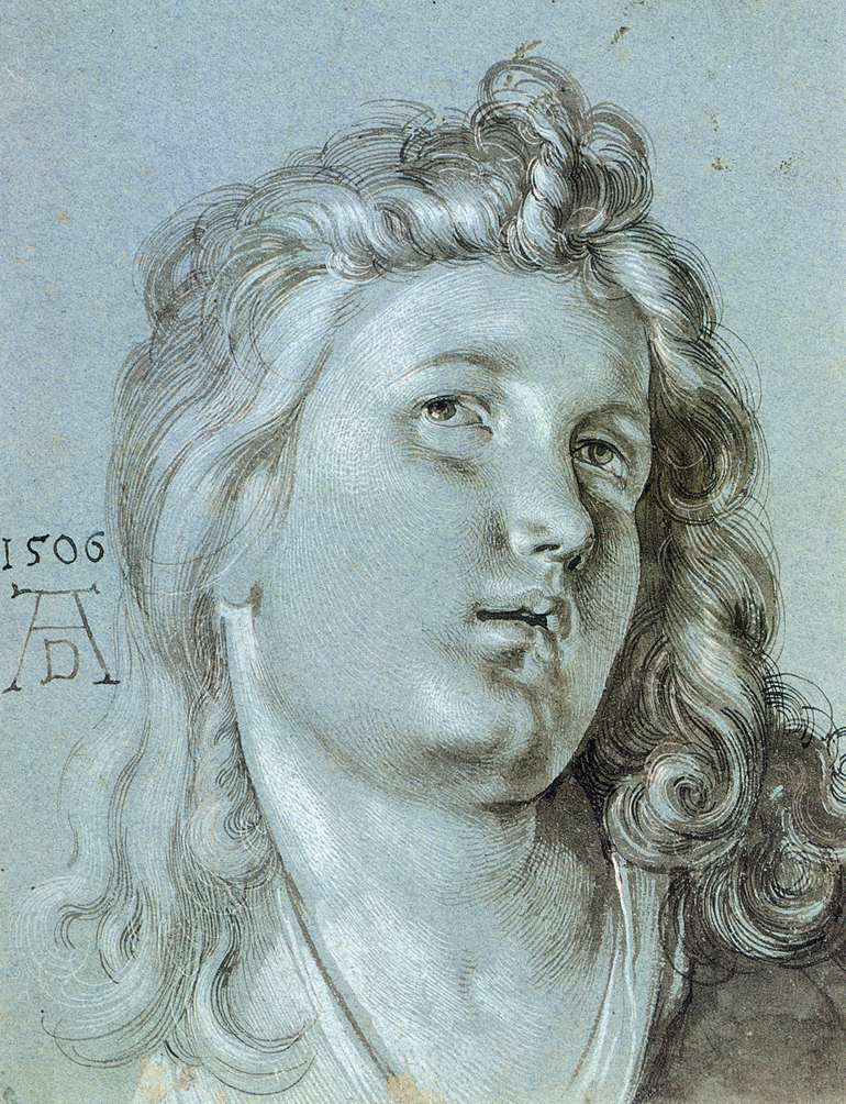 Head of an Angel by DÜRER, Albrecht