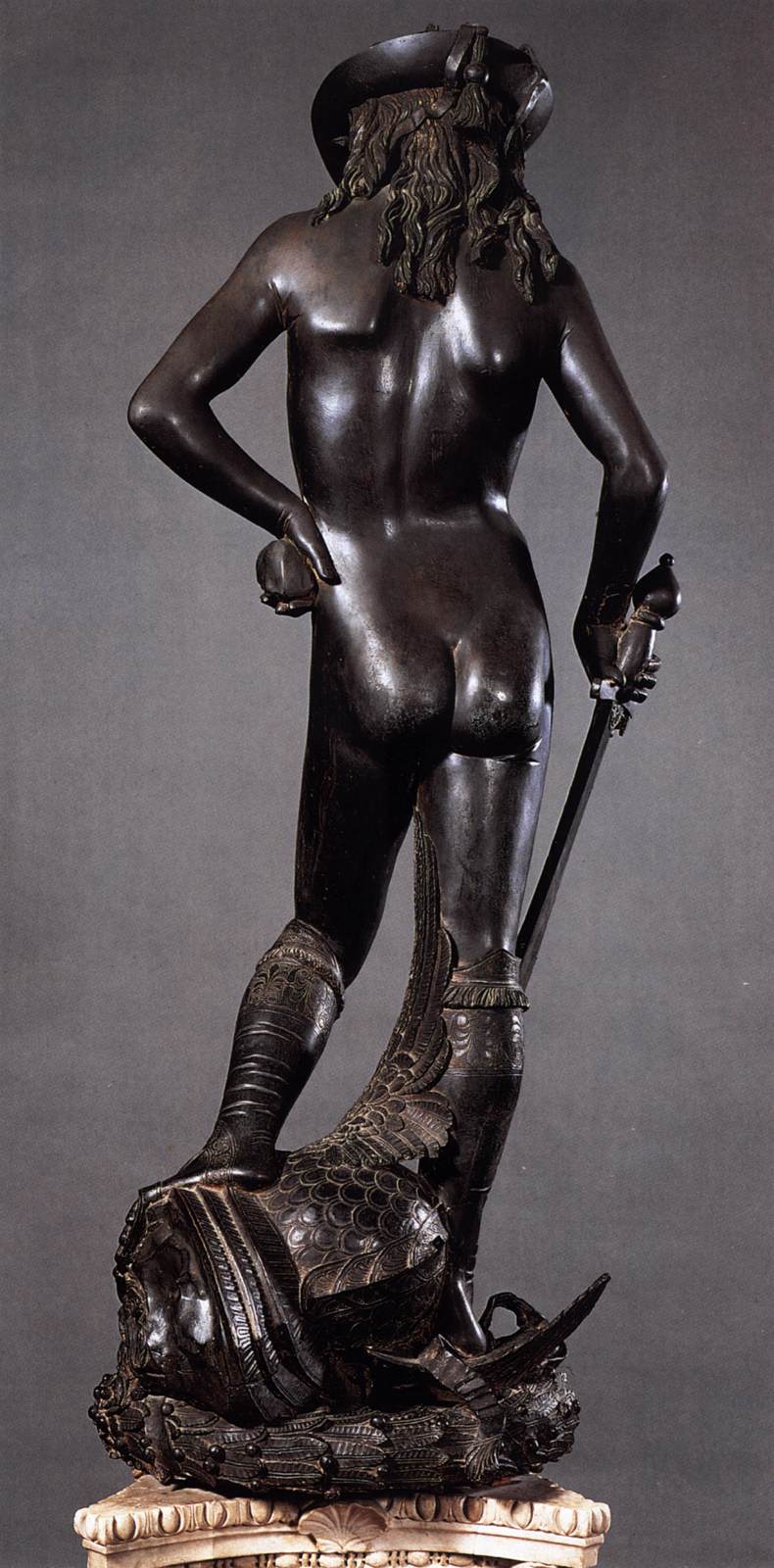 David (rear view) by DONATELLO