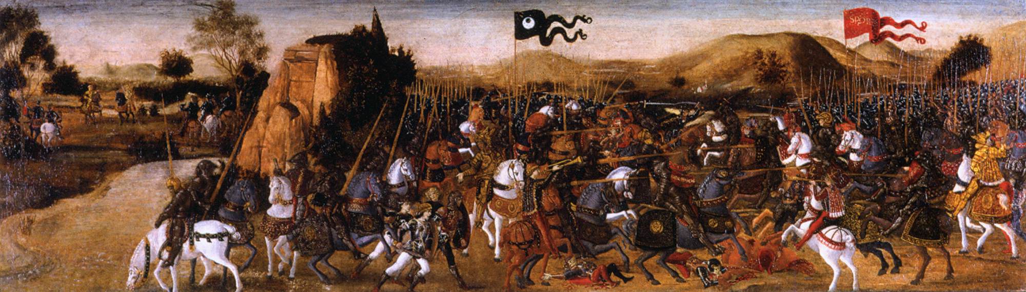 The Battle of Pydna by VERROCCHIO, Andrea del