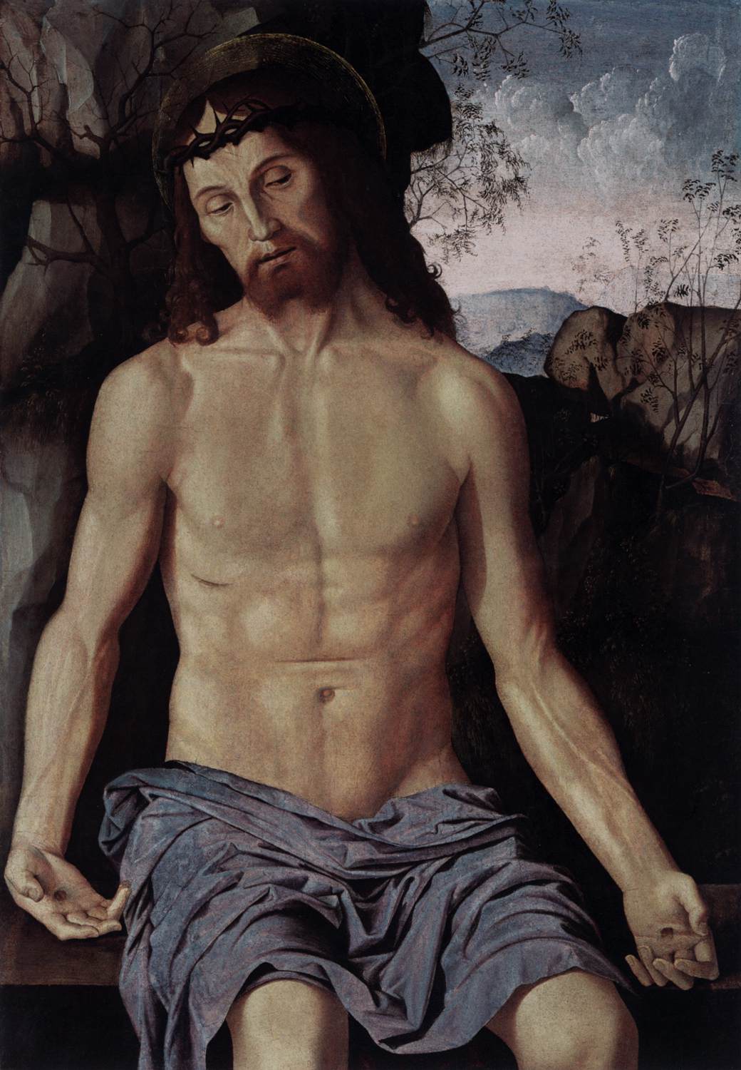 Man of Sorrows by PALMEZZANO, Marco