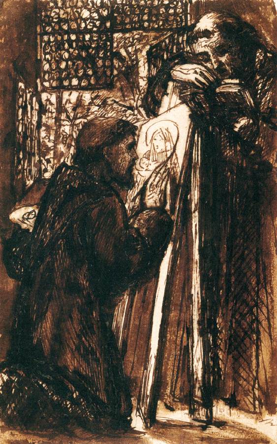 Fra Angelico Painting by ROSSETTI, Dante Gabriel