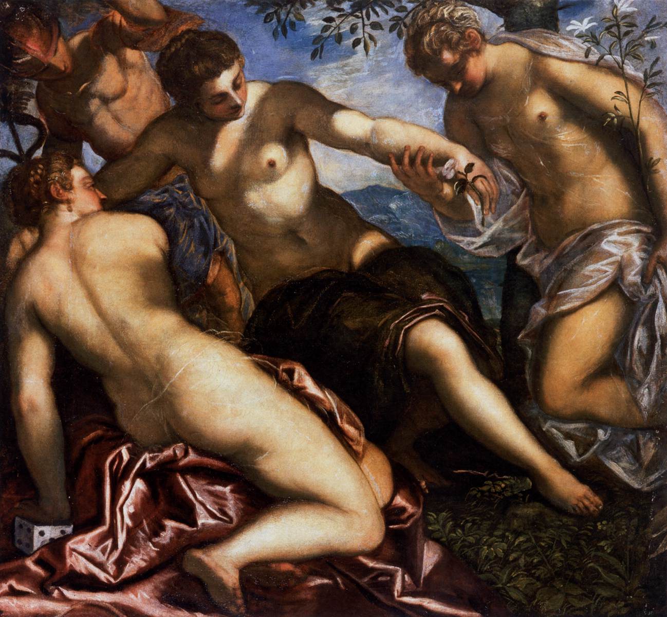 Mercury and the Graces by TINTORETTO