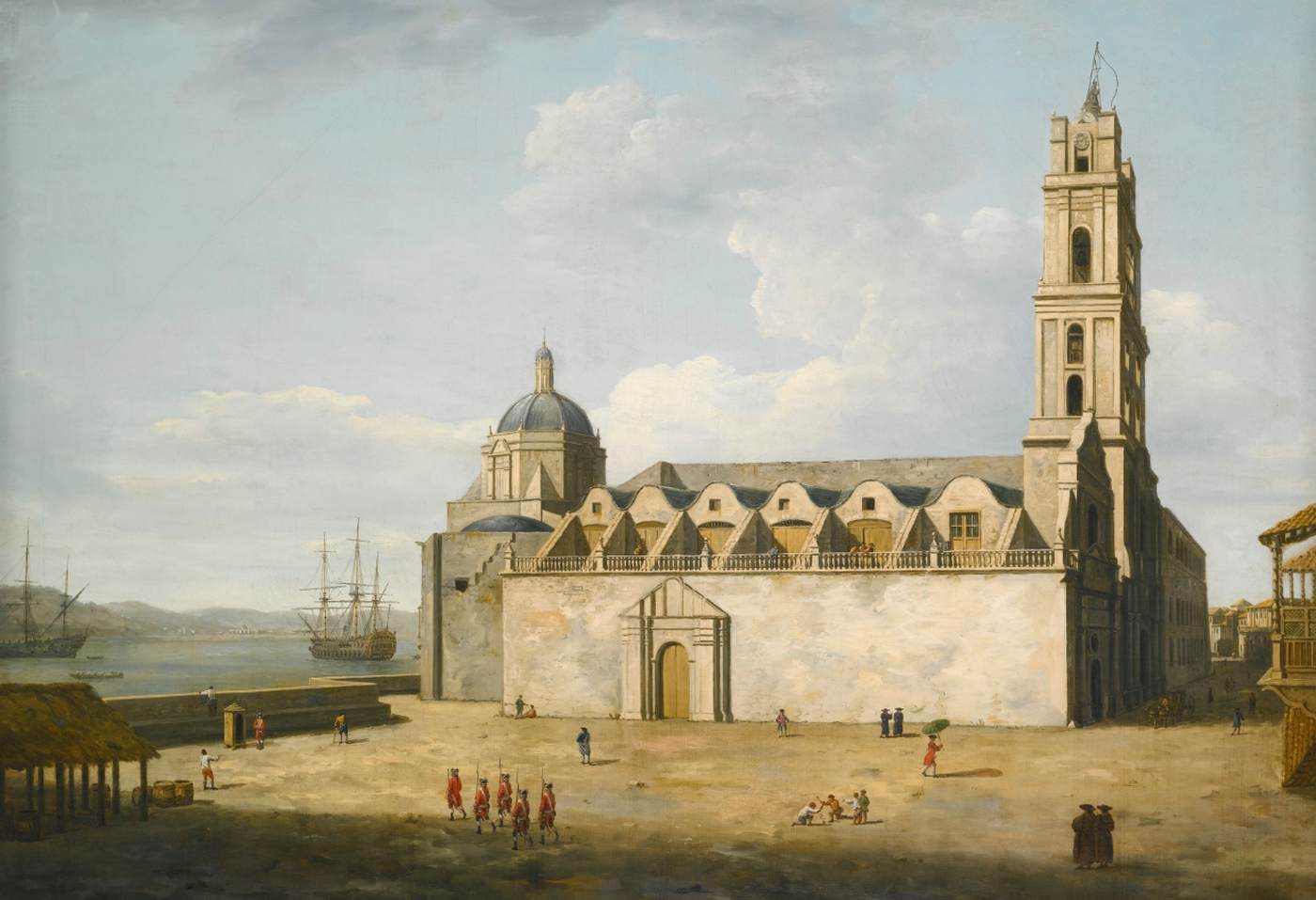 The Cathedral at Havana, August-September 1762 by SERRES, Dominic