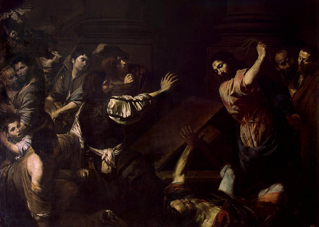 Expulsion of the Money-Changers from the Temple by VALENTIN DE BOULOGNE