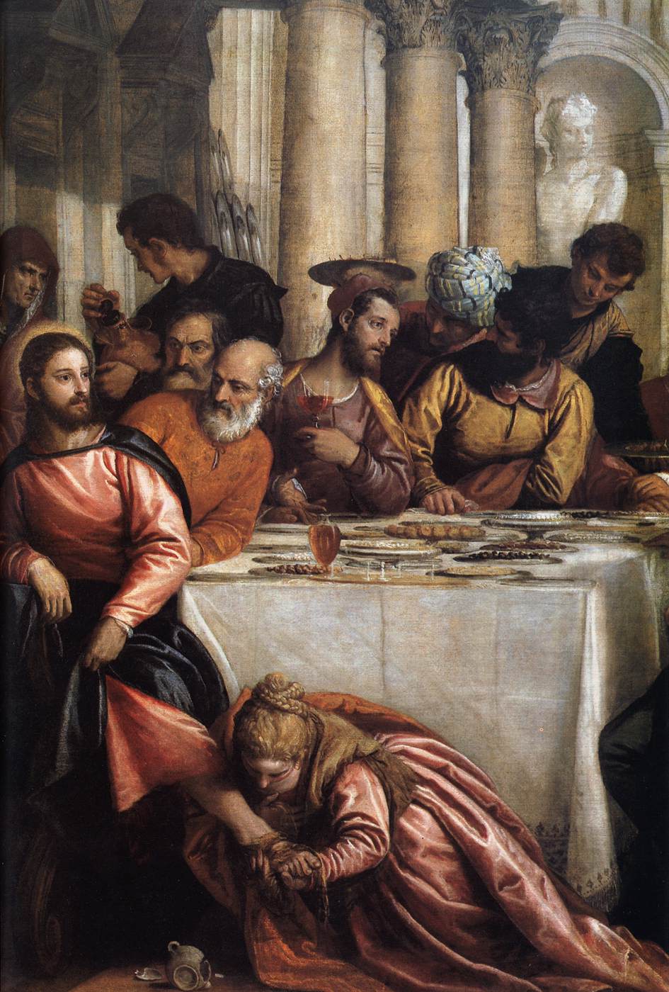 Feast at the House of Simon (detail) by VERONESE, Paolo