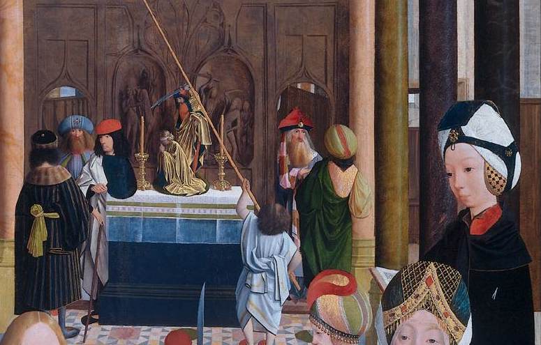 The Holy Kinship (detail) by GEERTGEN tot Sint Jans