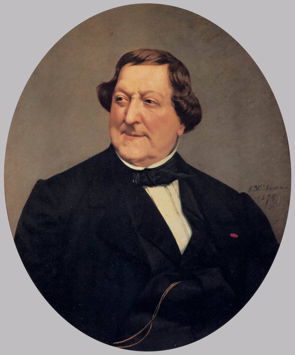 Portrait of Gioacchino Rossini by ANCONA, Vito d'