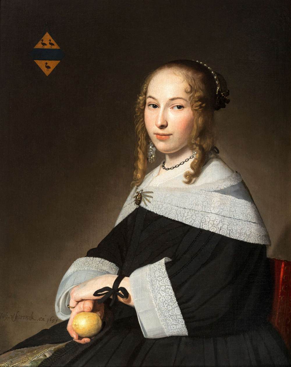 Portrait of Margaretha Dicx (1634-1697) by VERSPRONCK, Jan Cornelisz