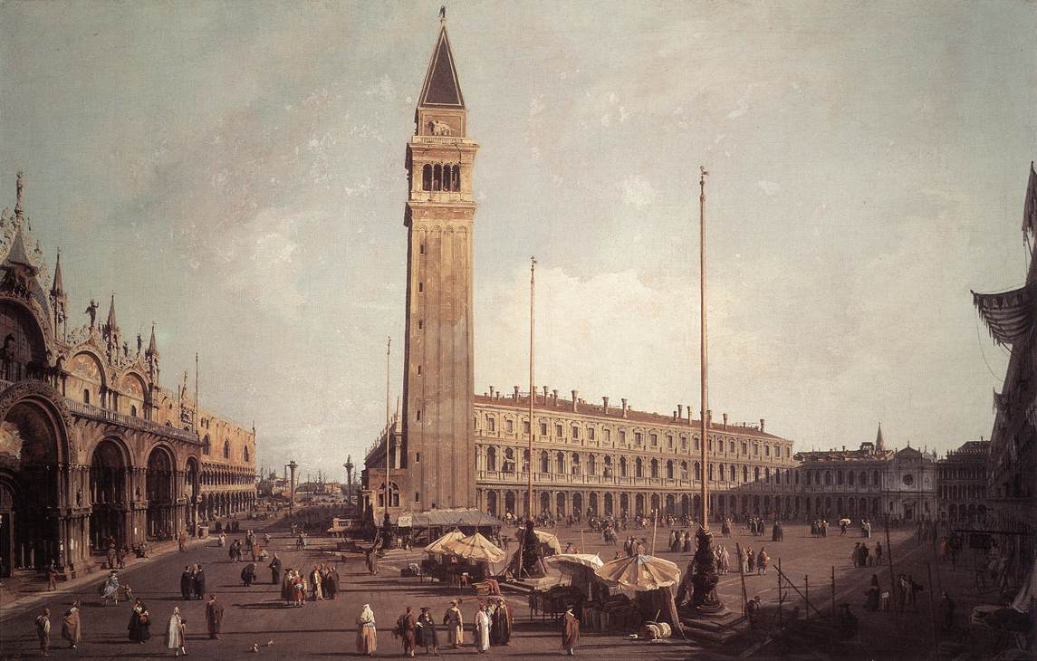 Piazza San Marco: Looking South-West by CANALETTO