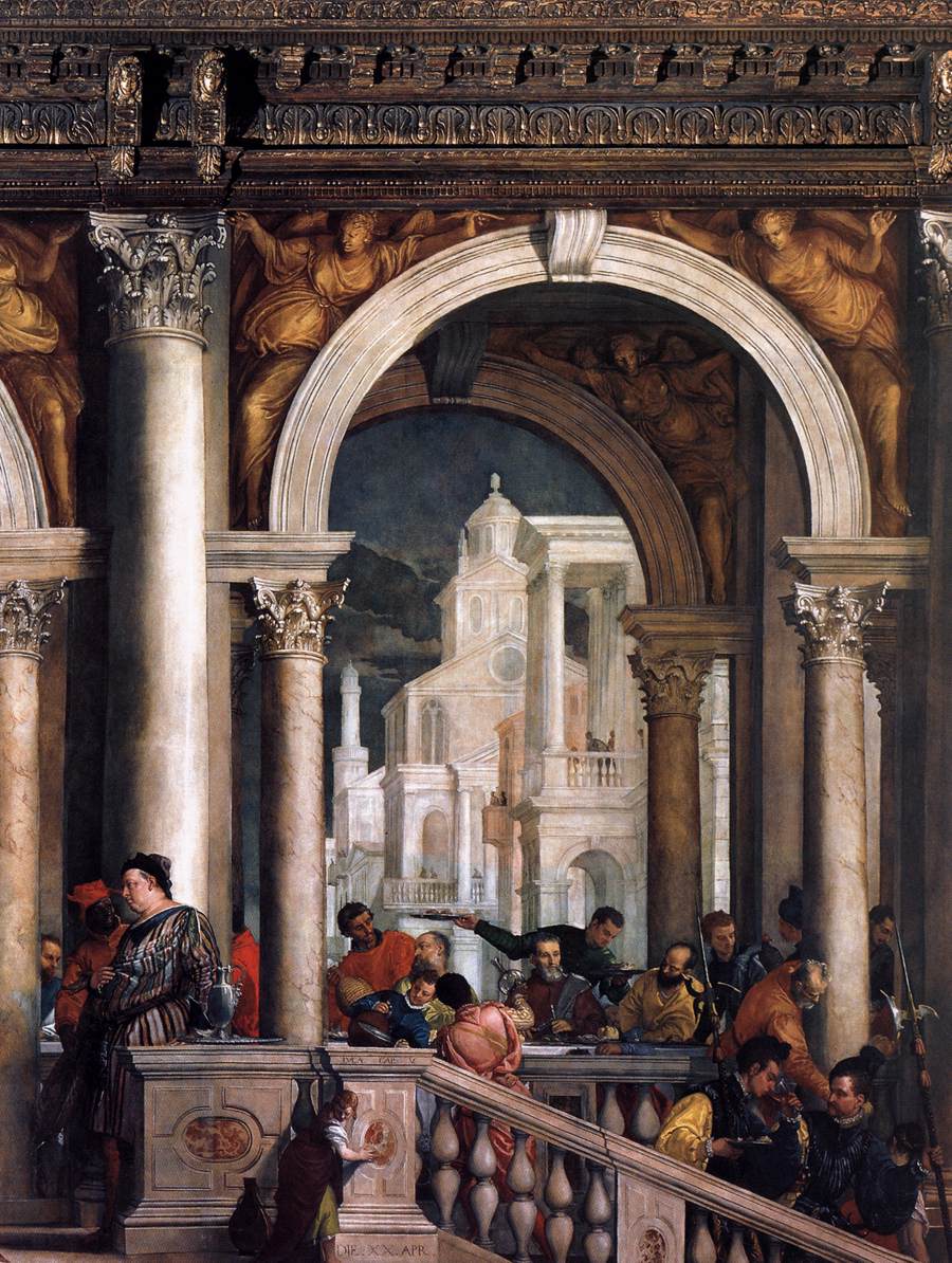 Feast in the House of Levi (detail) by VERONESE, Paolo