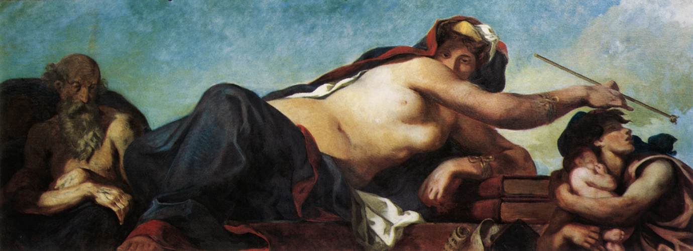 Justice (detail) by DELACROIX, Eugène