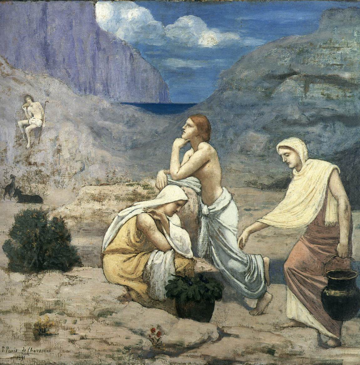 The Shepherd's Song by PUVIS DE CHAVANNES, Pierre-Cécile