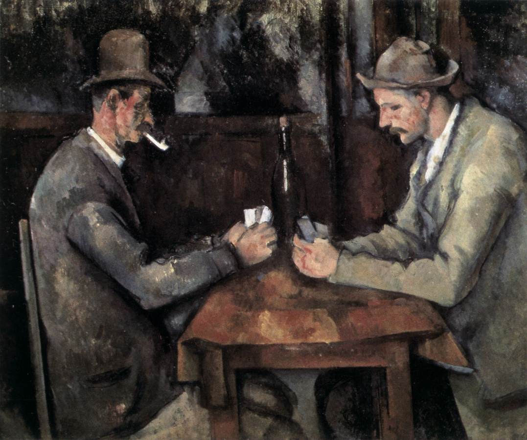 The Card Players by CÉZANNE, Paul