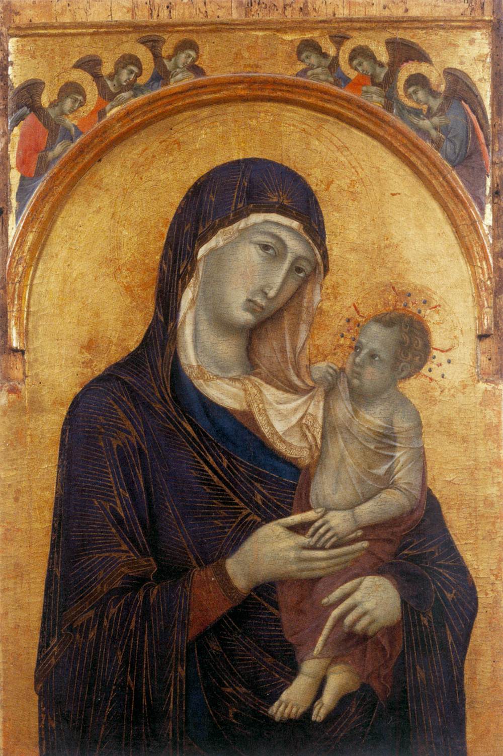 Madonna and Child with Six Angels by