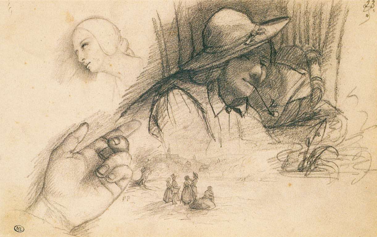 Study by COURBET, Gustave