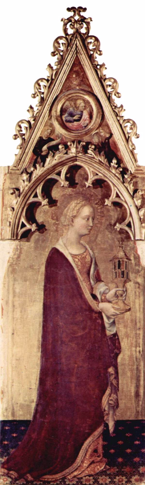 Quaratesi Polyptych: St Mary Magdalen by GENTILE DA FABRIANO