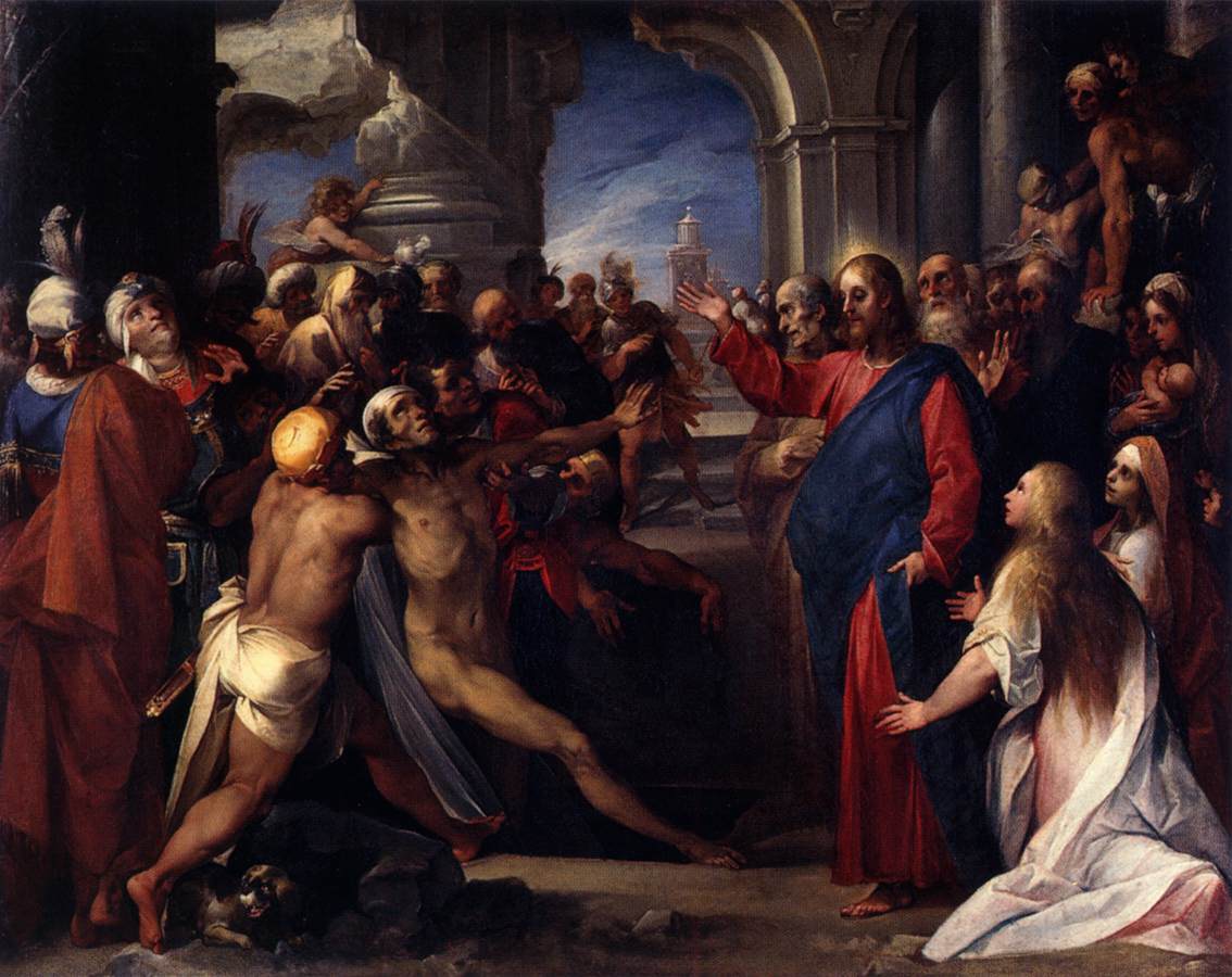 Raising of Lazarus by CESARI, Giuseppe