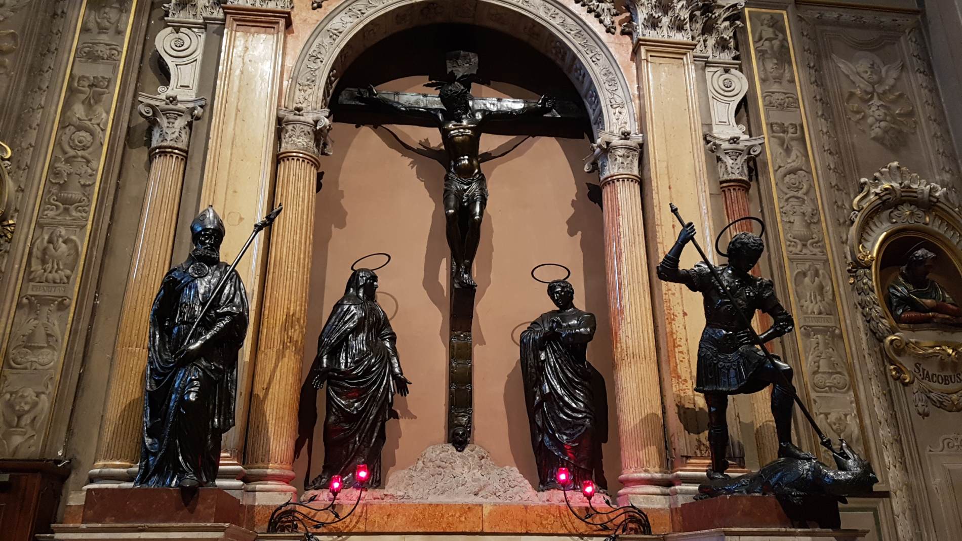 Crucifix between the Virgin and Saints by BARONCELLI, Niccolò