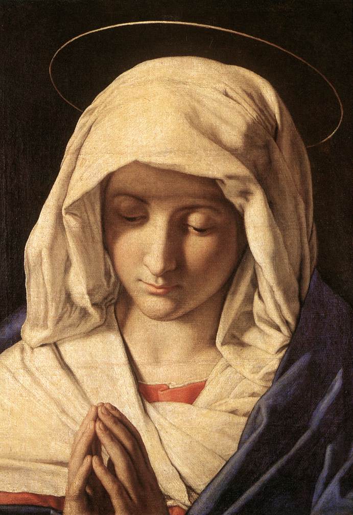 Madonna in Prayer by SASSOFERRATO