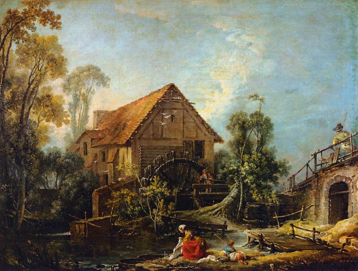 The Mill by BOUCHER, François