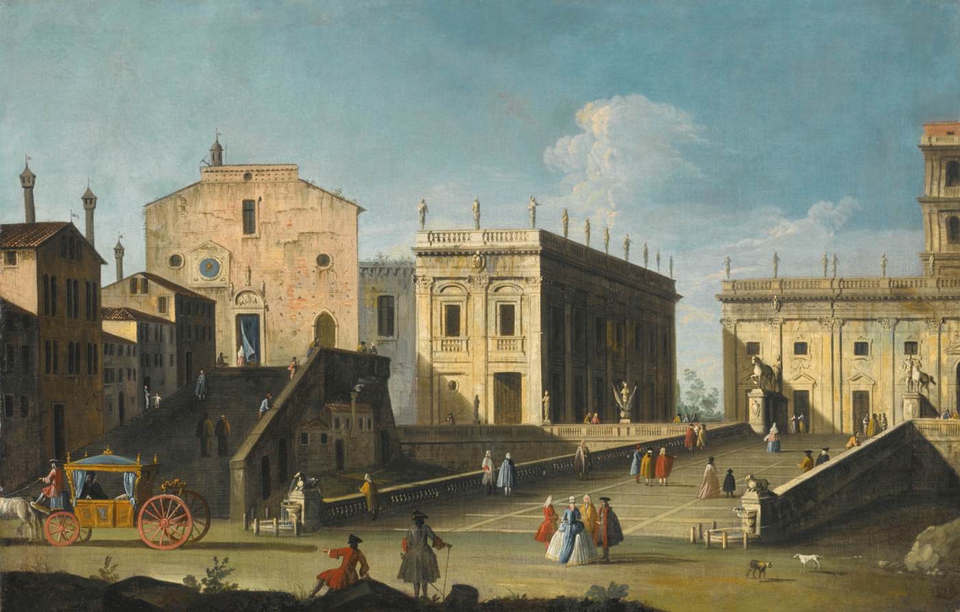 View of Rome by CANAL, Bernardo